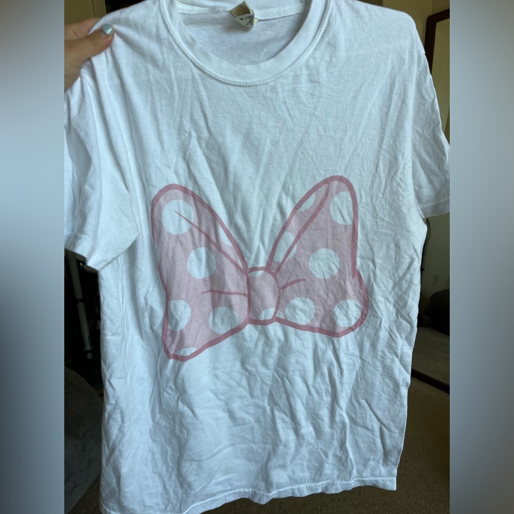 Belle and Park Minnie Mouse Bow Tee